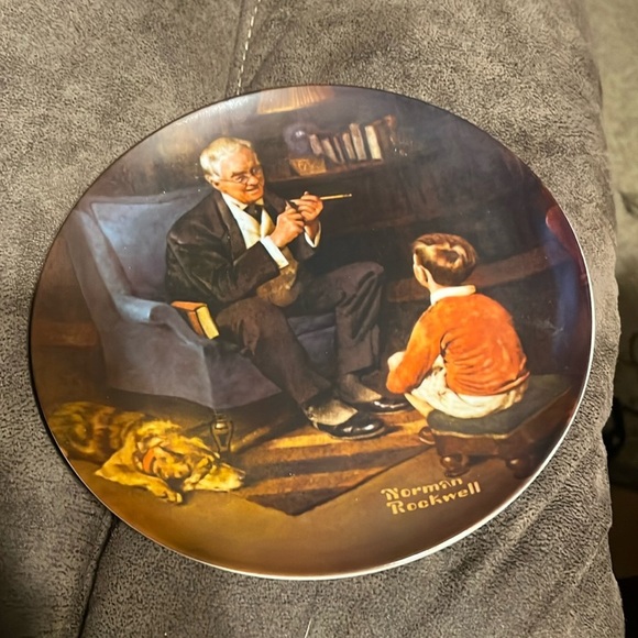 Norman Rockwell the tycoon plate - Picture 1 of 2